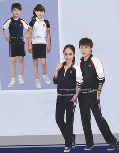15#運動高中校服春夏秋冬園服/中小學生T恤/外套/長褲/中褲四件套